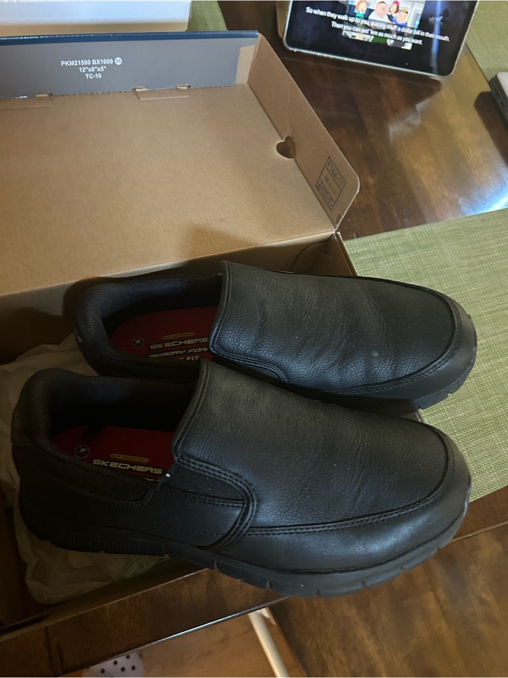 Skechers women’s Black Slip-On Casual Comfort Loafers